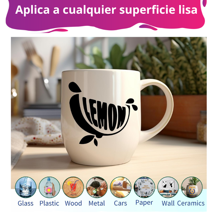 Vinilo Adhesivo Decorativo Glossy Brillante De 30 Cm X 3 Mts