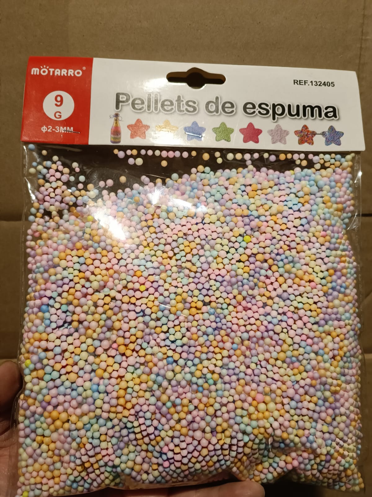 Pellets de espuma