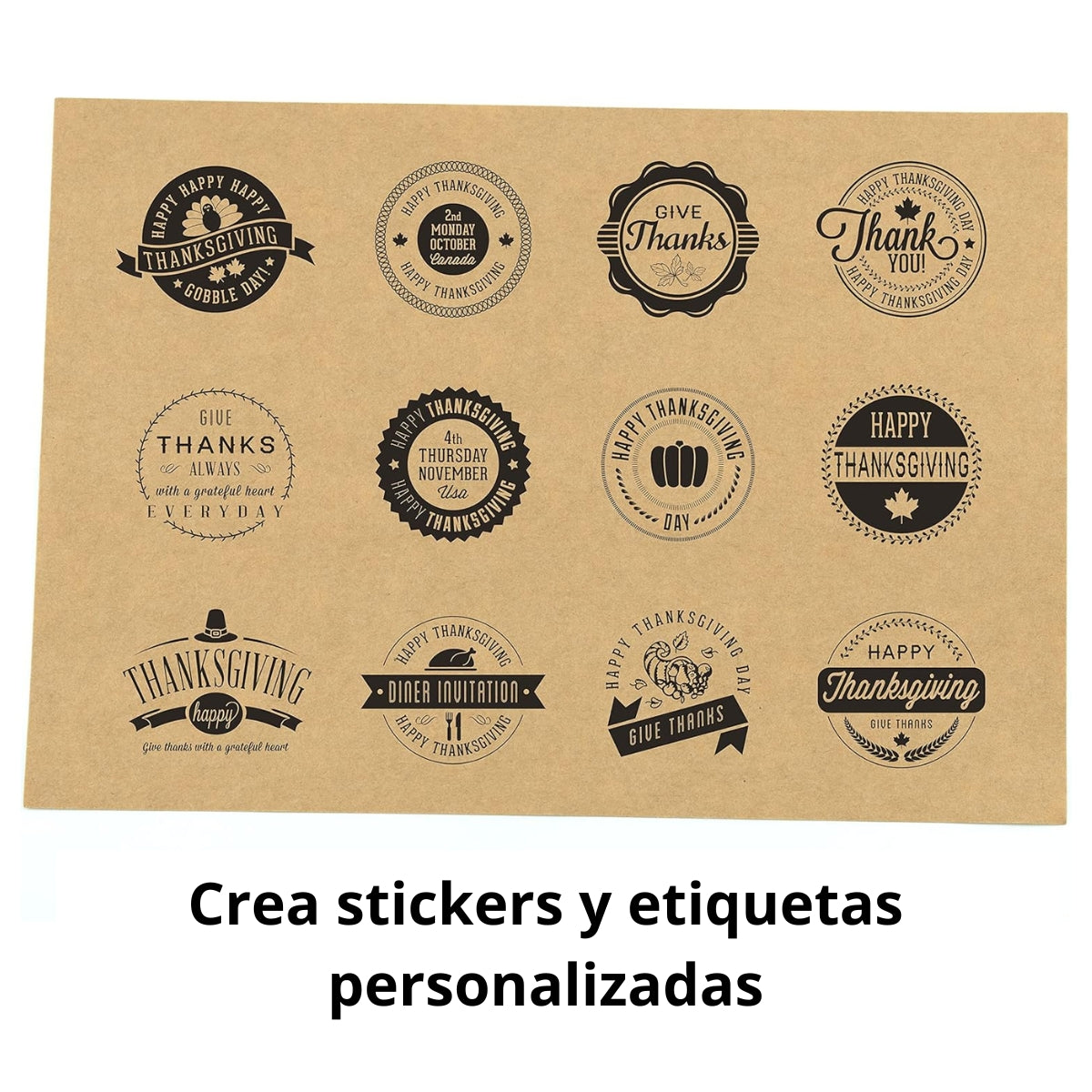 Papel Adhesivo Kraft Imprimible A4/120g/20 Hojas Lee Centro