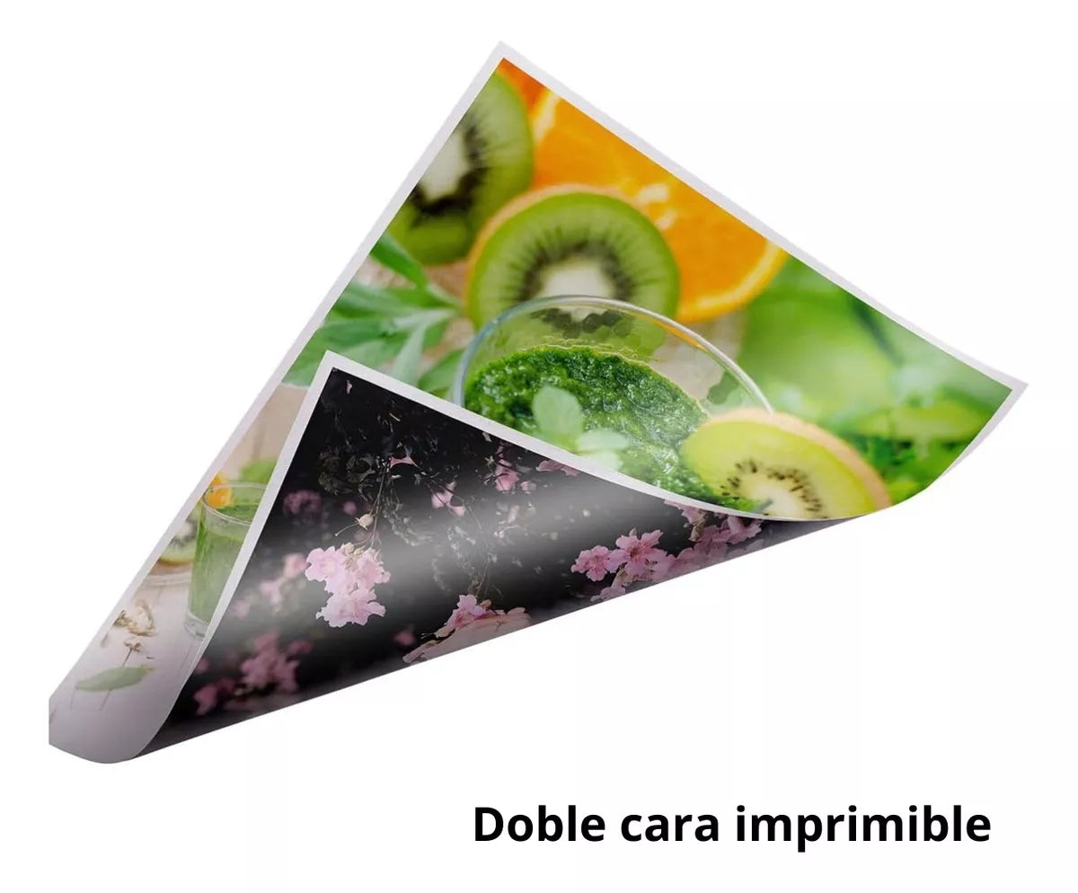 Papel Fotográfico Doble Cara 180 Glossy A4 Lee Centro 100 H