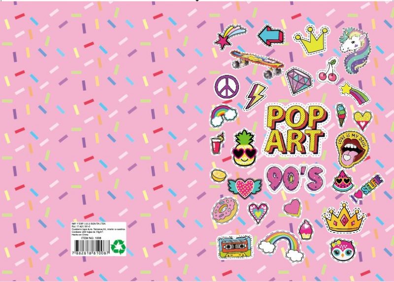 CUADERNO A4 3 MATERIAS 200 HOJAS
