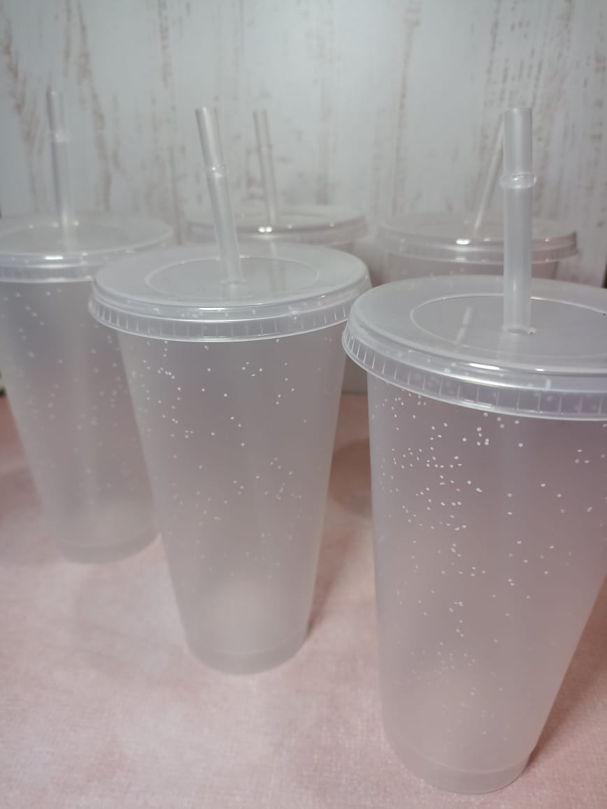 Pack Vasos Tumbler Glitter