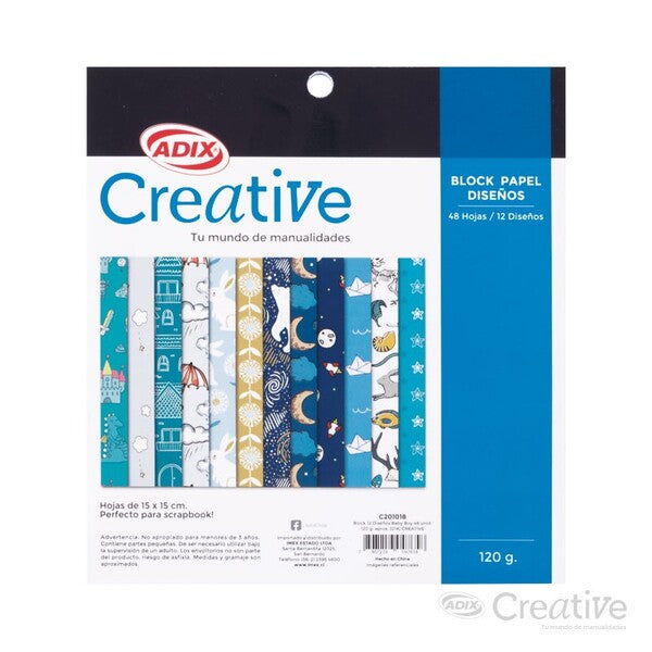 Block 12 Diseños Baby Boy 48u 120g 018 Creative