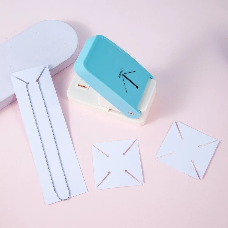 Perforadora Esquina Bisuteria Collar Cadena Colgante