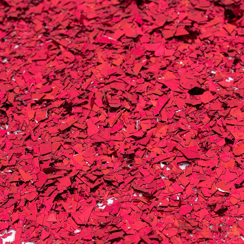SET DE CONFETI/GLITTER ROJO 4 U. ADIX
