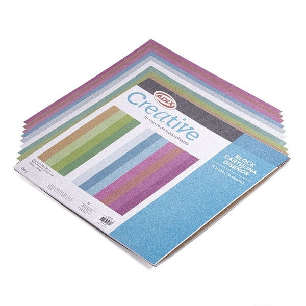 Block 12u c/Glitter 180g