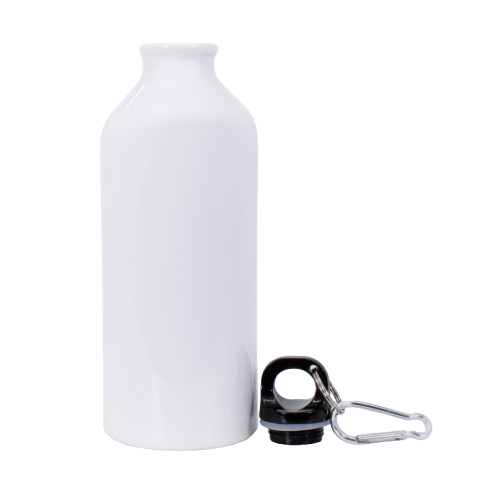 Botella blanca metálica sublimable 600 ml