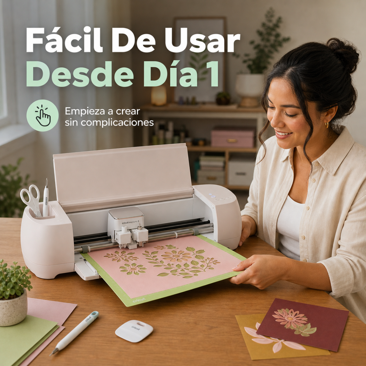 Cricut Explore 4 Plotter Corte Stickers Vinilo Sublimacion