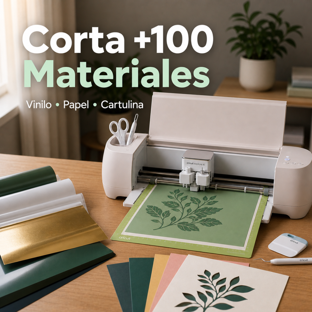 Cricut Explore 4 Plotter Corte Stickers Vinilo Sublimacion