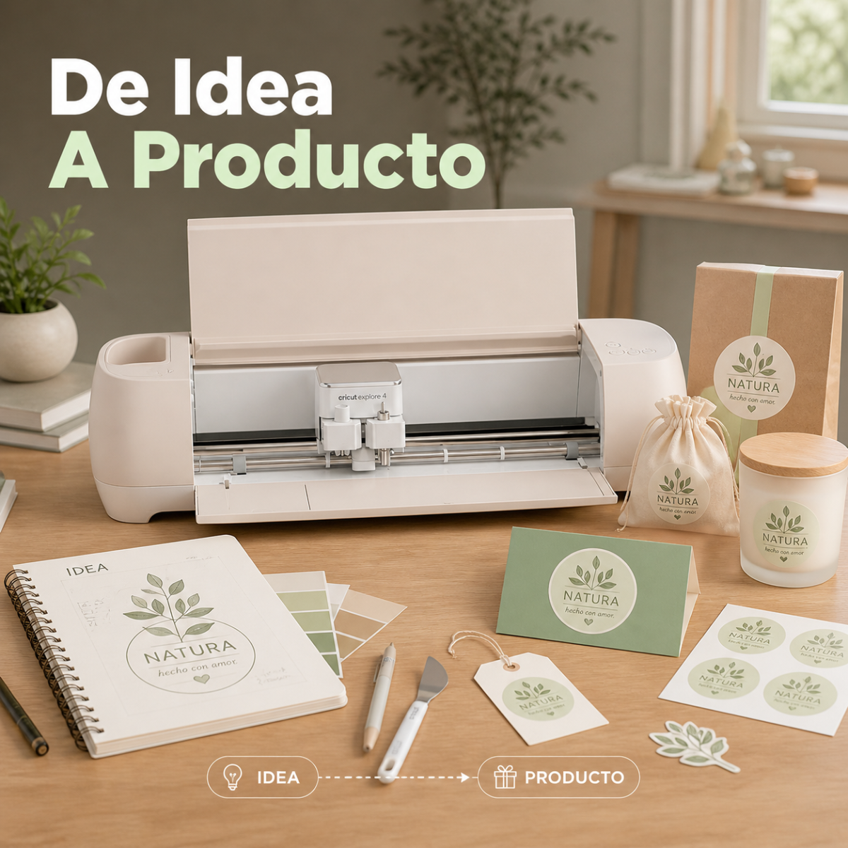Cricut Explore 4 Plotter Corte Stickers Vinilo Sublimacion