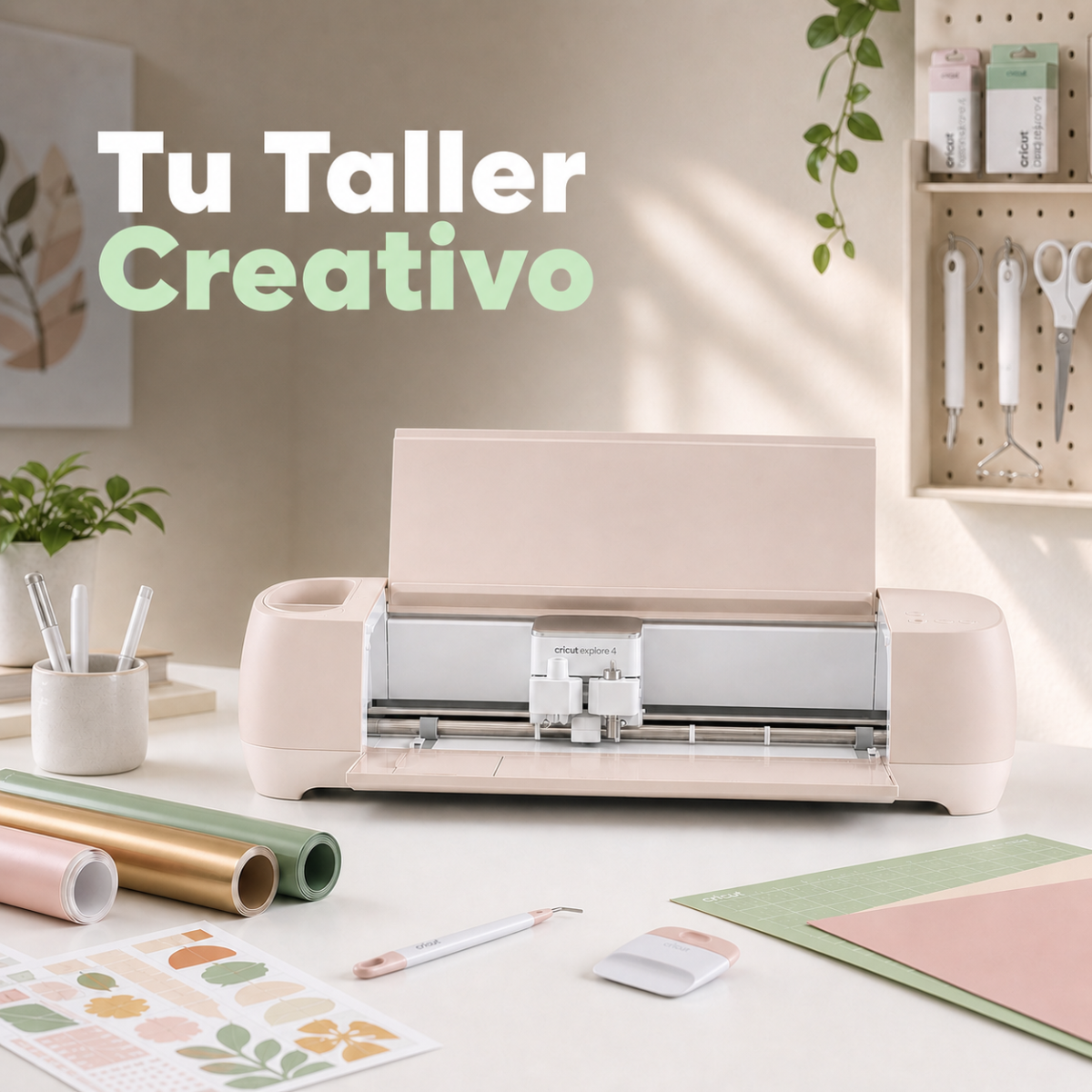 Cricut Explore 4 Plotter Corte Stickers Vinilo Sublimacion