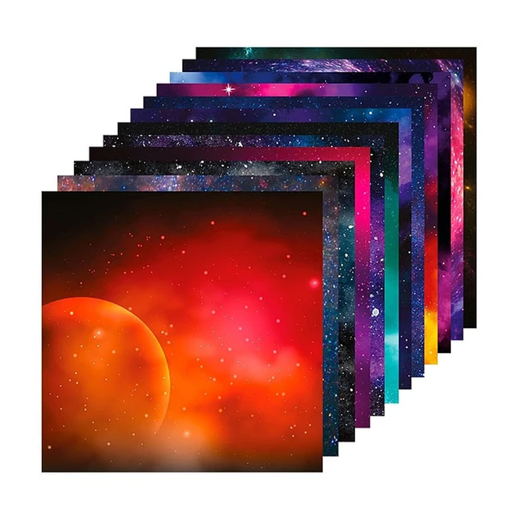 Block Cartulina 12 Diseños Galaxia 24u  Creative Adix