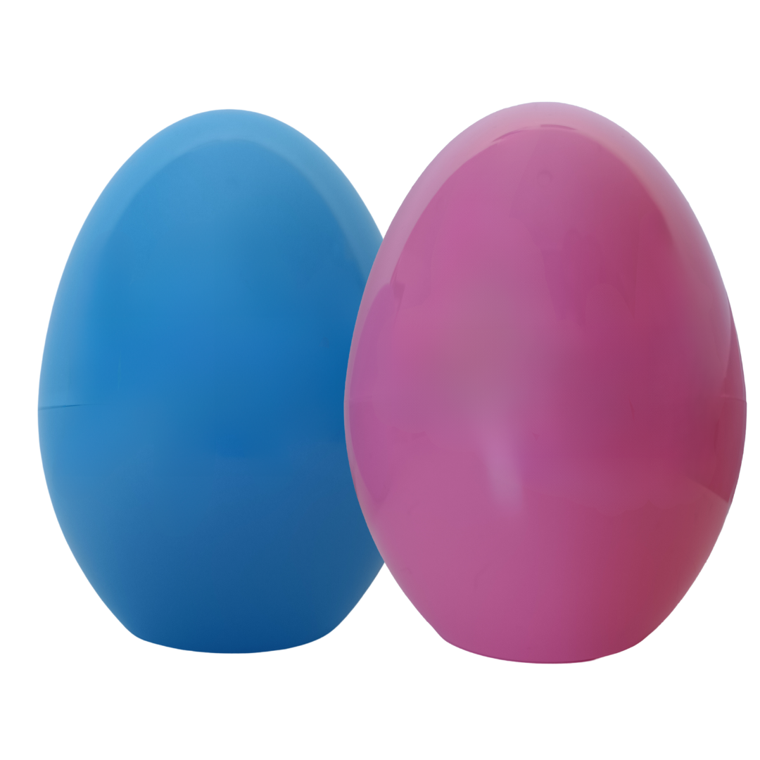 Huevos de pascua acrílicos 12 cm