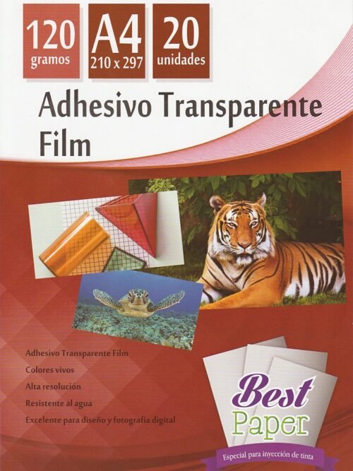 Papel Adhesivo Transparente Film