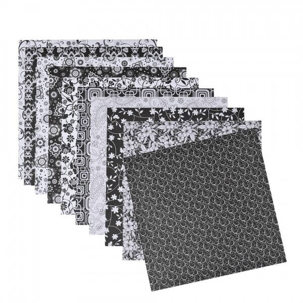 Papel Impreso 10 Diseños 50U. (006) Pliego de hojas impresas de 10 diseños, ideal para manualidades y decoración. Vienen 50 unidades